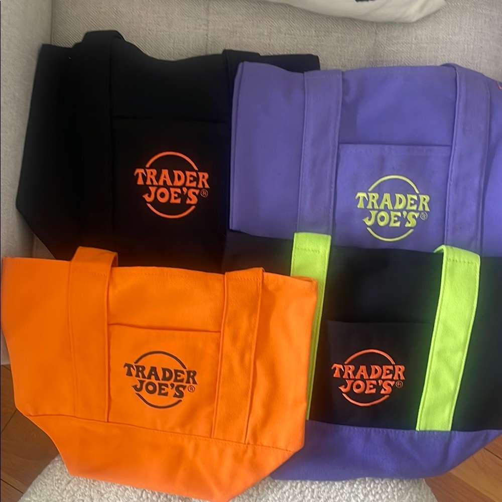 Trader Joe's Vibrant Tote Bags
